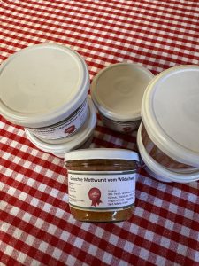 Mettwurst vom Wildschwein im Glas